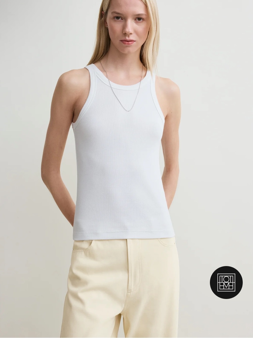 Toteme Curbed Rib Tank - Picture 7 of 10